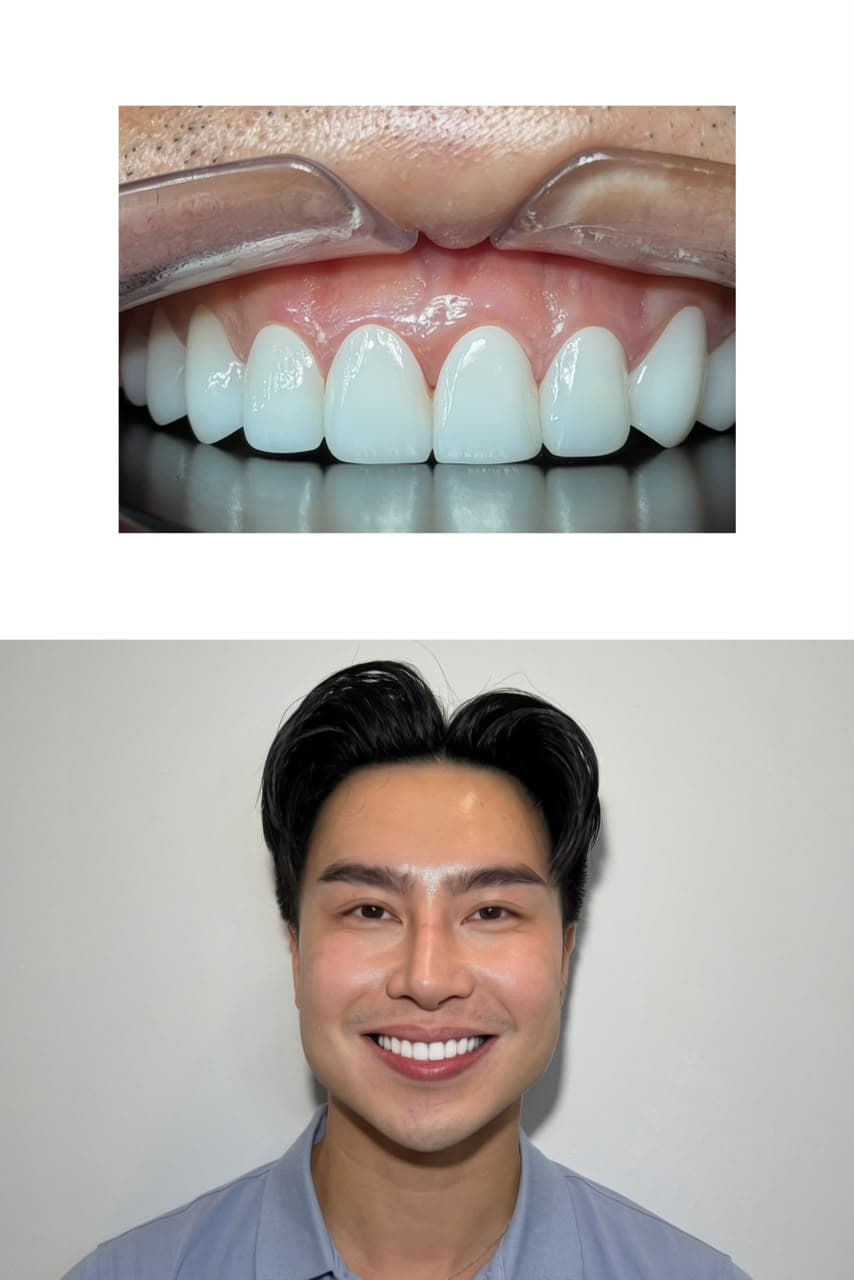 Smile result — Porcelain Veneer by Lukas Fendry